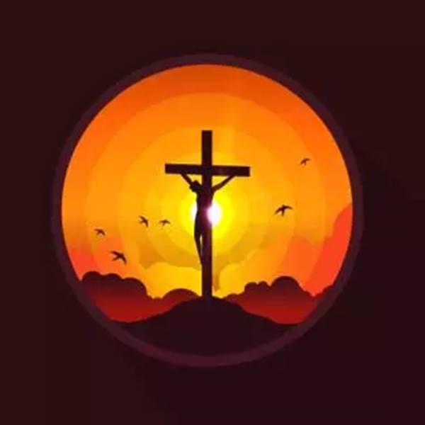 耶稣十字架插画