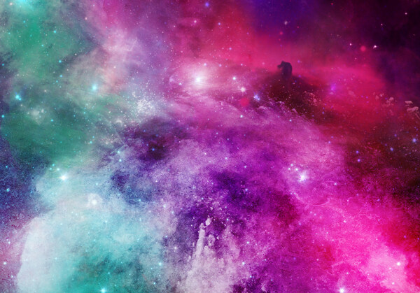 宇宙星空廣告背景