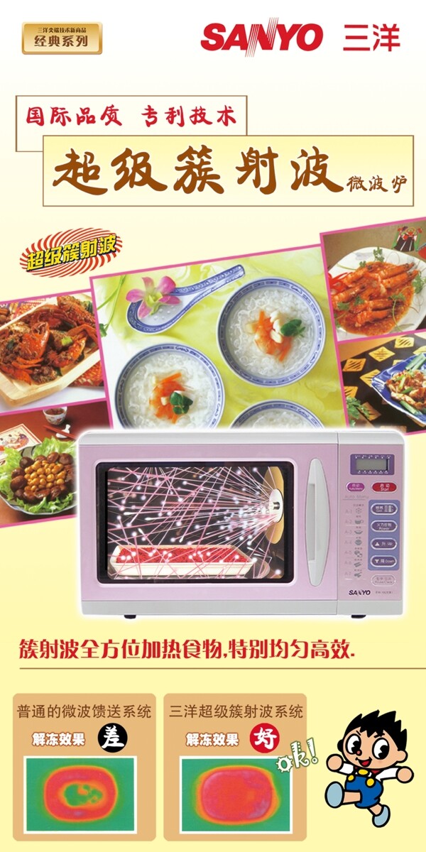 三洋微波爐廣告