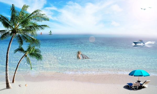 海邊沙灘