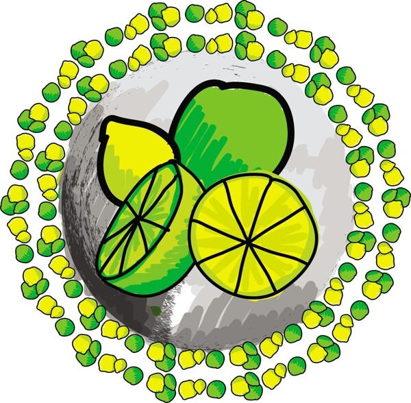檸檬的插圖