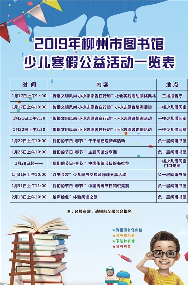 圖書館海報