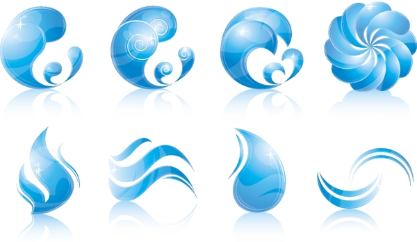 水珠水滴logo圖片
