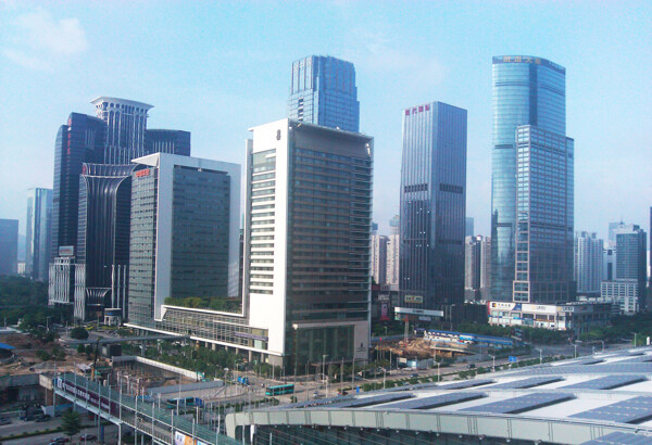 深圳国际会展中心对面非高清图片