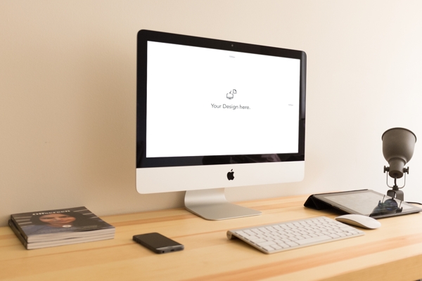 网页设计iMac样机素材