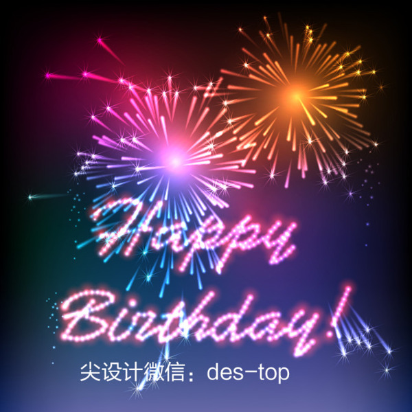 生日快樂節(jié)日海報(bào)A3