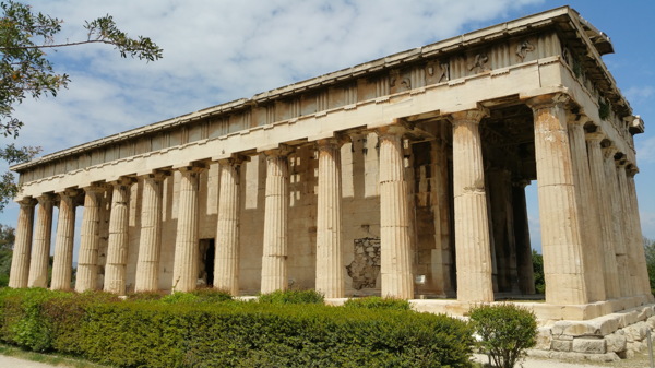 唯美希腊帕特农神殿图片