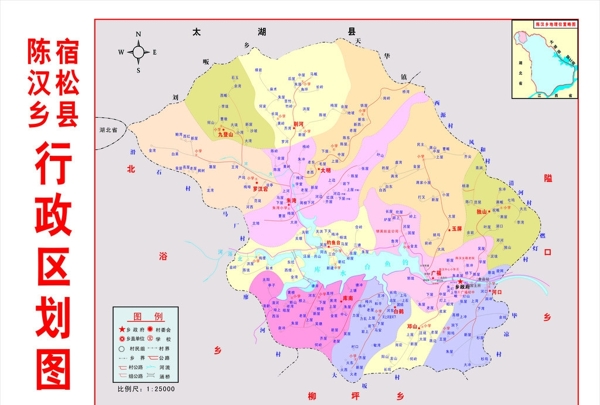 陈汉乡行政区划图图片