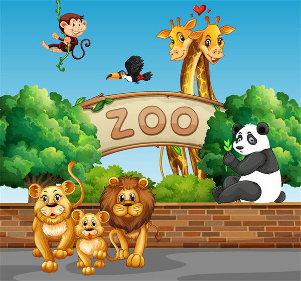 動物園里的動物圖片