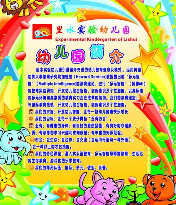 幼兒園辦園簡(jiǎn)介圖片