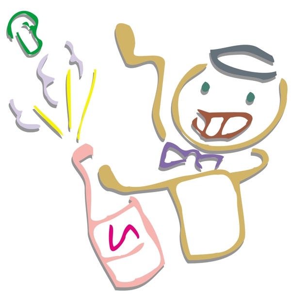 服務(wù)員漫畫