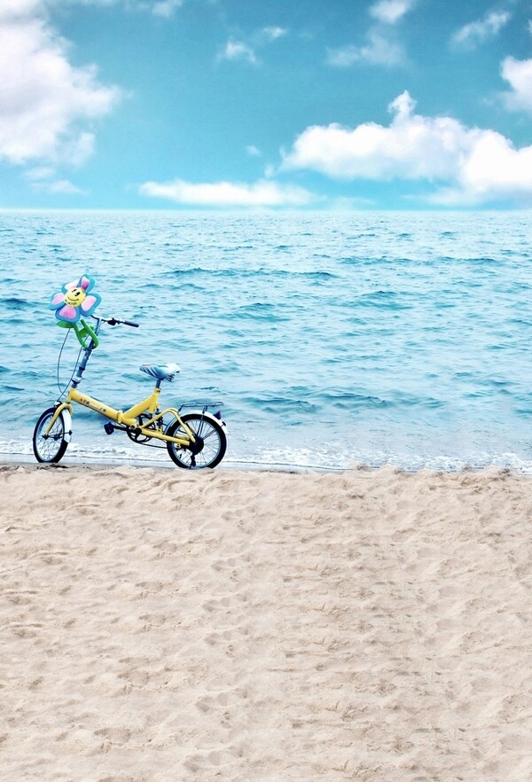 海邊自行車