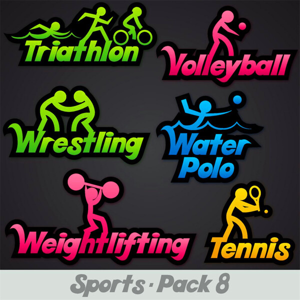 体育运动标志图片