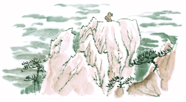 水墨山水畫圖片