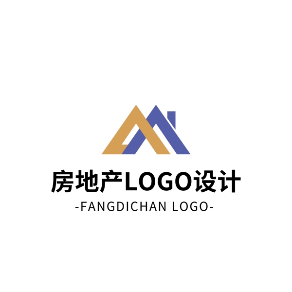 简约大气创意房地产logo标志设计