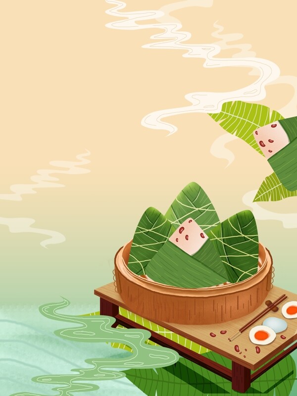 端午節(jié)粽子背景素材