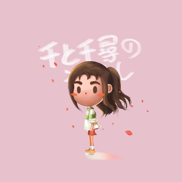 位圖插畫人物女孩免費(fèi)素材
