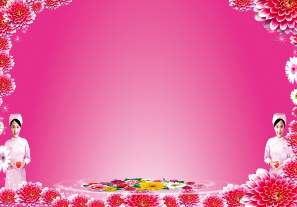 醫(yī)院護(hù)士三八節(jié)背景圖片
