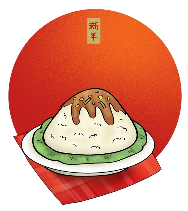 中国农历新年传统美食
