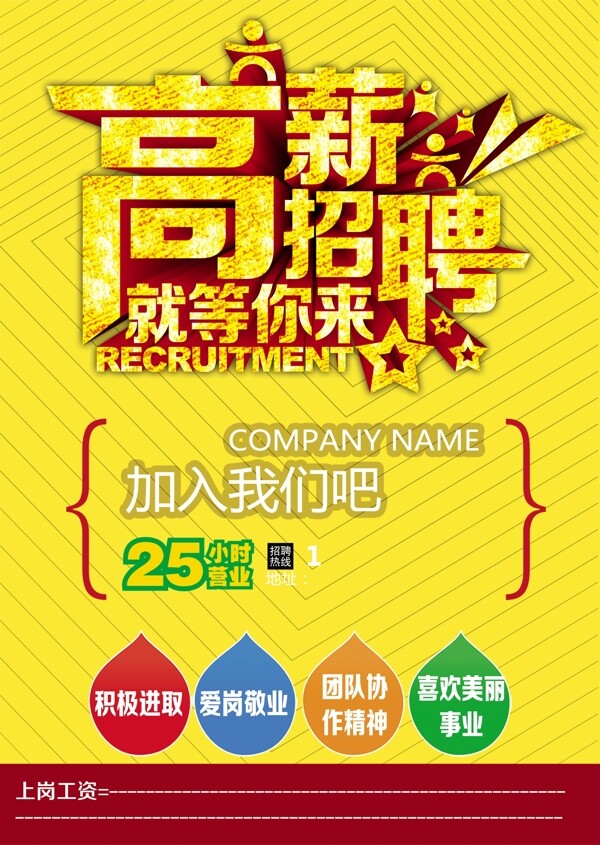 招聘海報(bào)