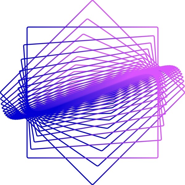 科技风格创意渐变素材形状
