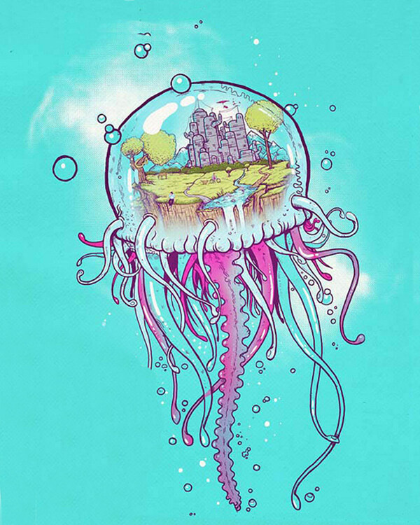 位圖插畫插畫師MadCobra海洋生物免費素材