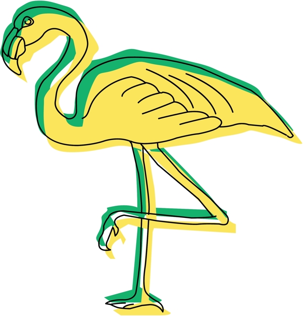 各種鳥類鳥動物矢量素材EPS格式0895