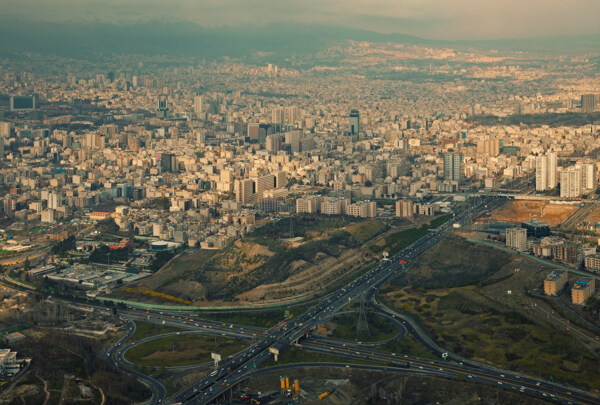 俯瞰城市風(fēng)景