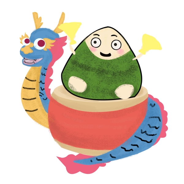 插畫風(fēng)端午節(jié)設(shè)計(jì)元素