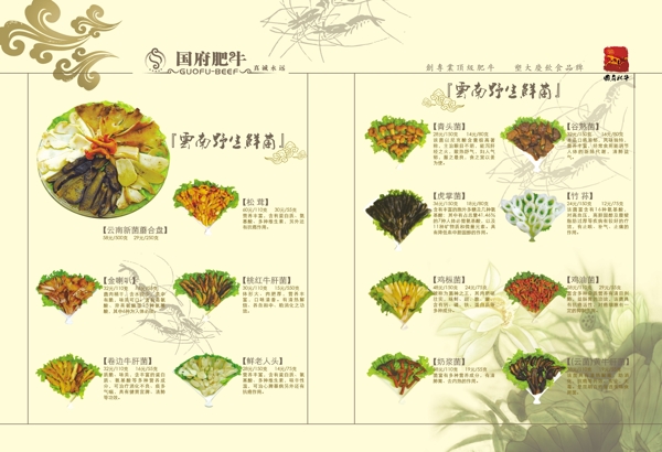 肥牛菜排内页图片
