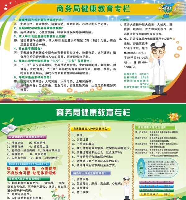 健康宣傳欄圖片