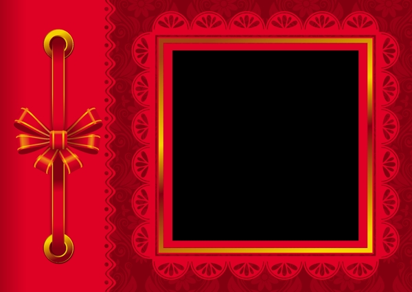 蝴蝶結(jié)邊框