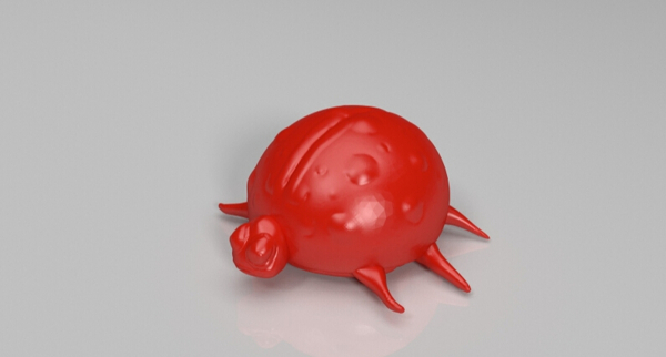 迟钝的瓢虫3D打印模型