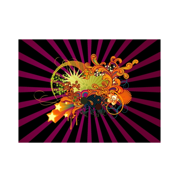 時(shí)尚花紋