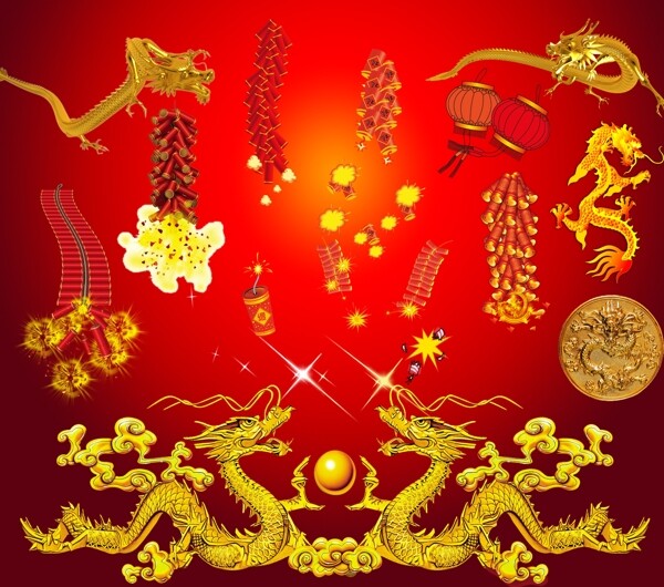 2012龍年素材圖片