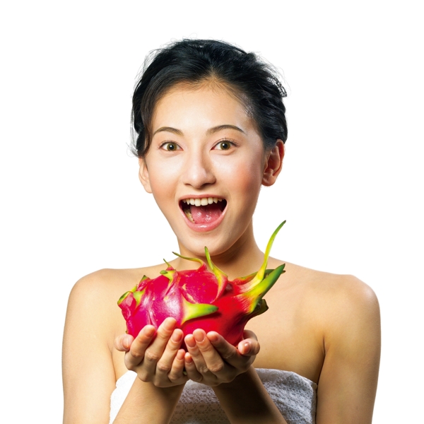 水果美女圖片