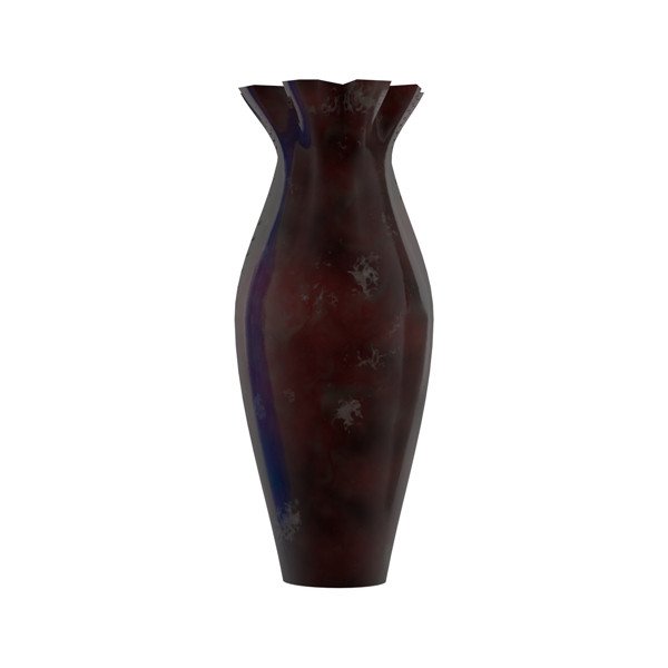 红色现代欧式艺术花瓶生活装饰用品陶瓷瓶子