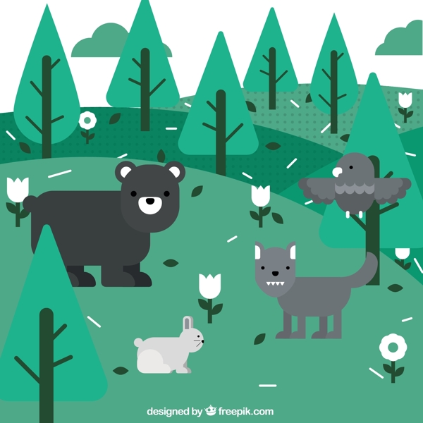 森林里的動物