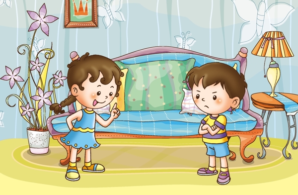 小學生看圖作文插圖圖片
