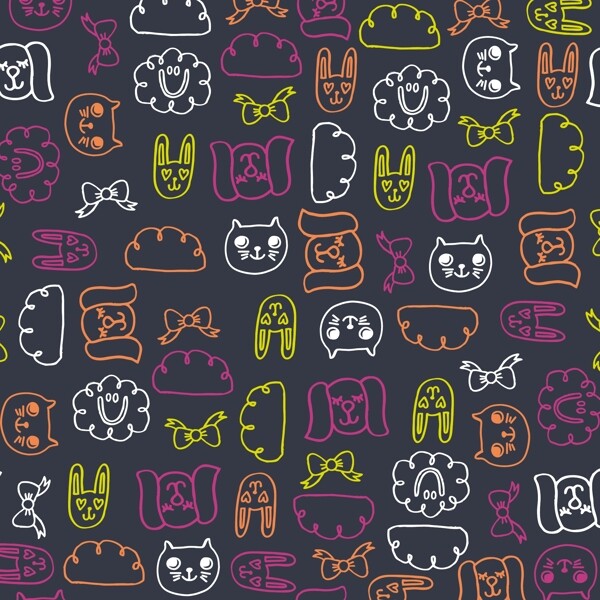 矢量圖卡通動物免費(fèi)素材