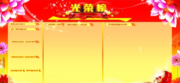 光榮榜
