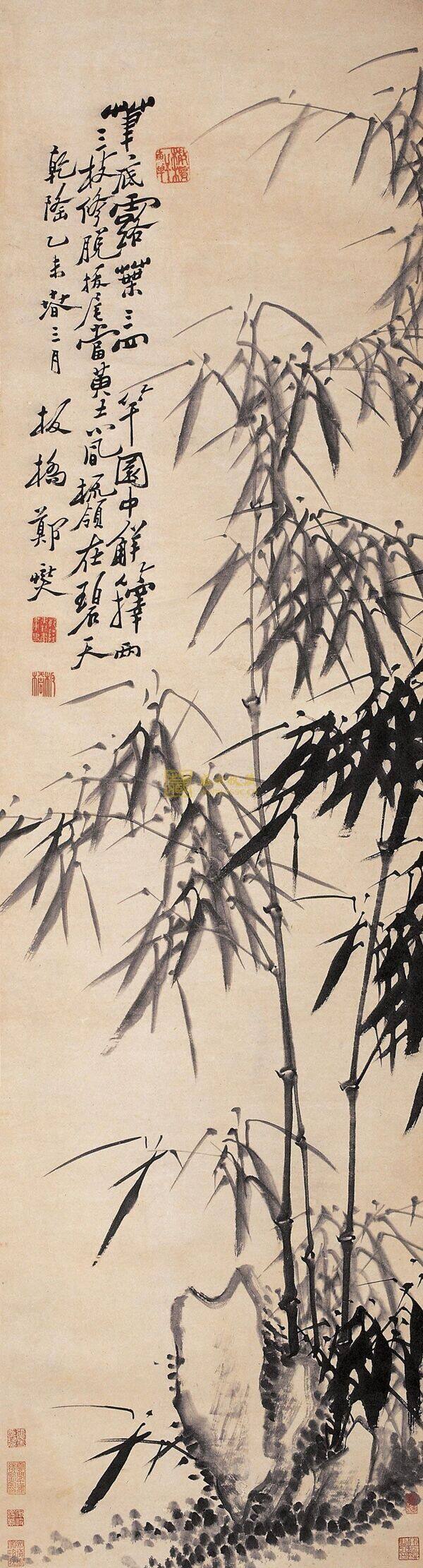 墨竹圖片
