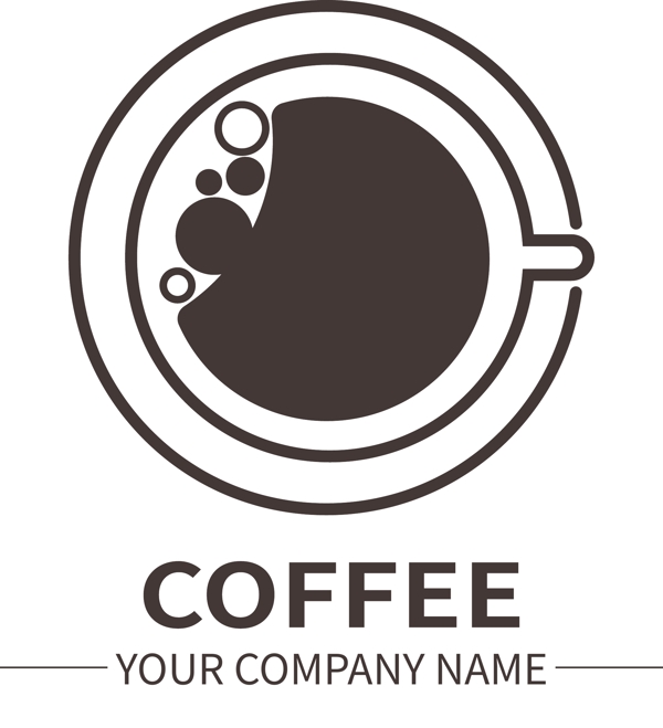 咖啡工作室标识logo设计