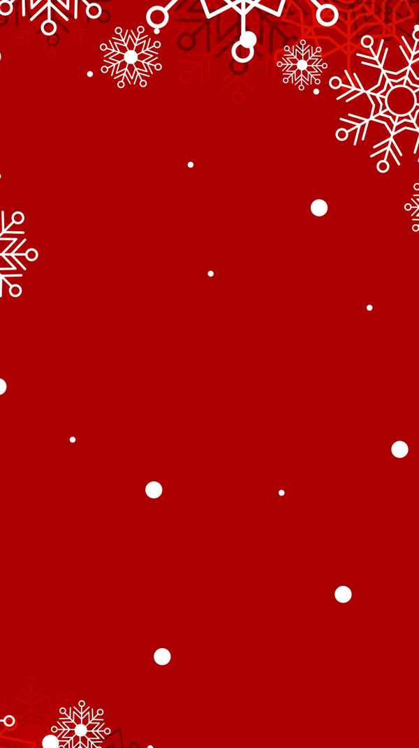 白色雪花圣誕節(jié)H5背景素材