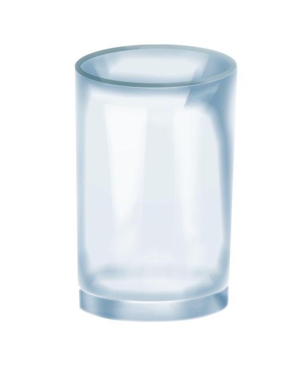 玻璃器皿水杯插画
