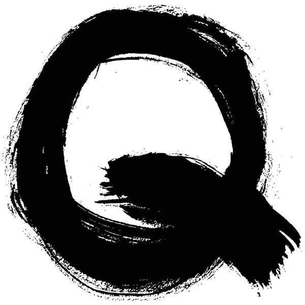 字母毛筆q