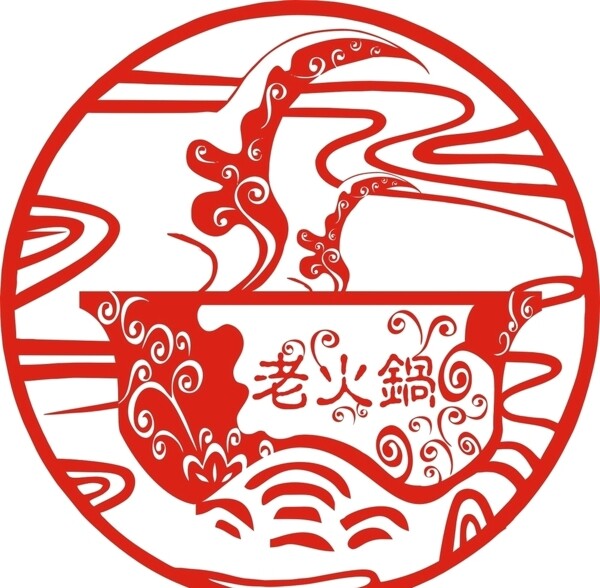老火鍋古典花紋