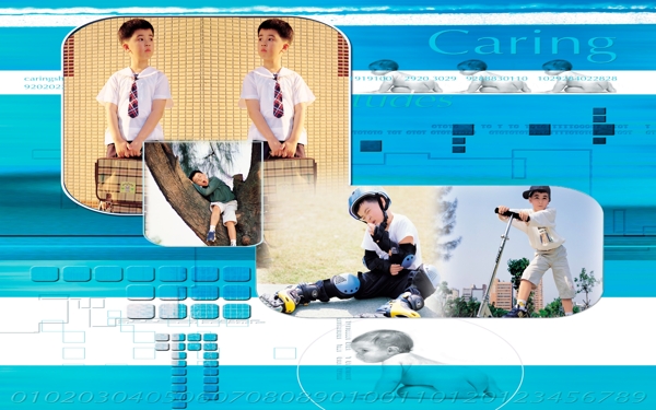 台湾儿童艺术照模板