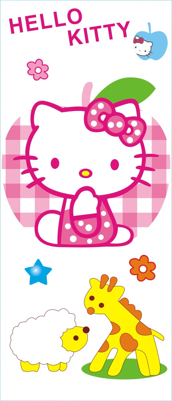 卡通圖KITTY貓圖片