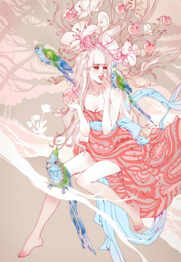 位圖插畫時尚插畫人物插畫插畫師免費素材